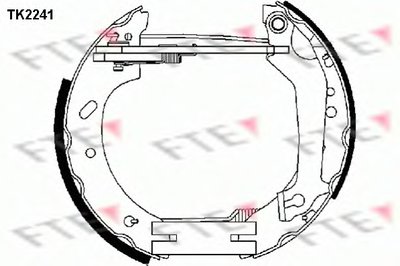 Комплект тормозных колодок FTE купить