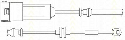 Сигнализатор, износ тормозных колодок TRISCAN купить
