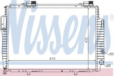 Радиатор, охлаждение двигателя NISSENS купить