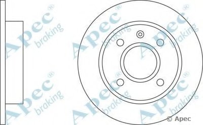 Тормозной диск APEC braking купить