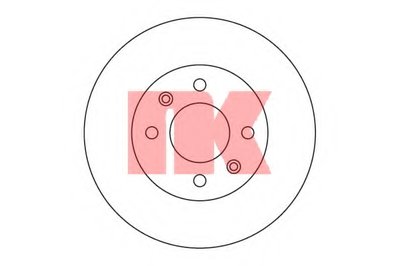 Тормозной диск NK купить