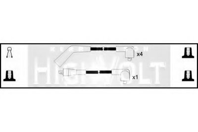 Комплект проводов зажигания HighVolt STANDARD купить