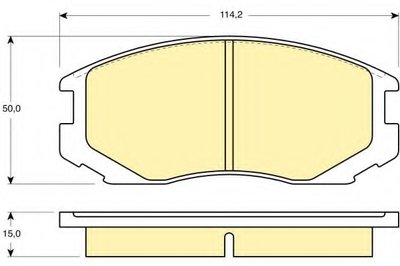 Комплект тормозных колодок, дисковый тормоз GIRLING купить