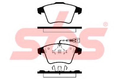 Комплект тормозных колодок, дисковый тормоз sbs купить