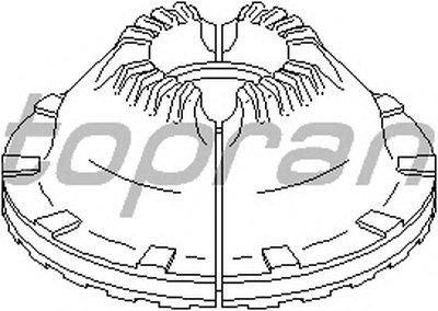 Опора стойки амортизатора TOPRAN купить