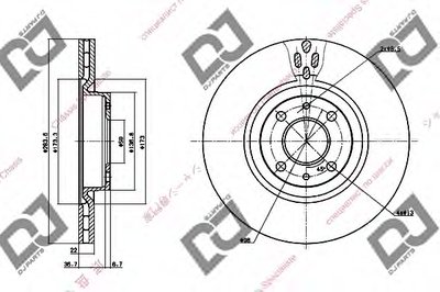 Тормозной диск DJ PARTS купить