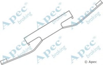 Комплектующие, тормозные колодки APEC braking купить