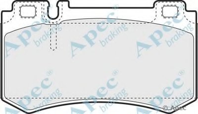 Комплект тормозных колодок, дисковый тормоз APEC braking купить