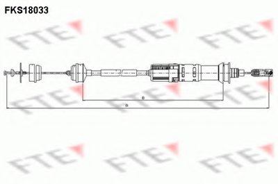 Тросик сцепления FTE купить