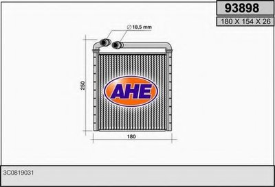 Теплообменник, отопление салона AHE купить