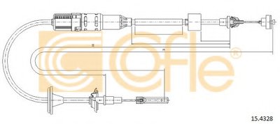Тросик сцепления COFLE купить