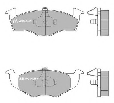 Комплект тормозных колодок, дисковый тормоз MOTAQUIP купить