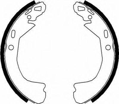 Комплект тормозных колодок, стояночная тормозная система HELLA купить