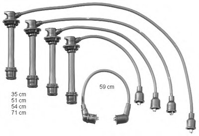 Комплект проводов зажигания BERU купить