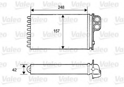 Теплообменник, отопление салона VALEO купить