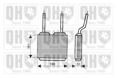 Теплообменник, отопление салона QUINTON HAZELL купить