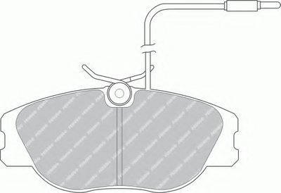 Комплект тормозных колодок, дисковый тормоз PREMIER FERODO купить