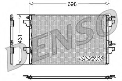 Конденсатор, кондиционер DENSO купить