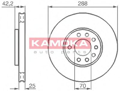 Тормозной диск KAMOKA KAMOKA купить