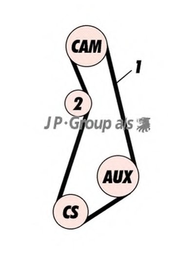 Комплект ремня ГРМ QH JP GROUP купить