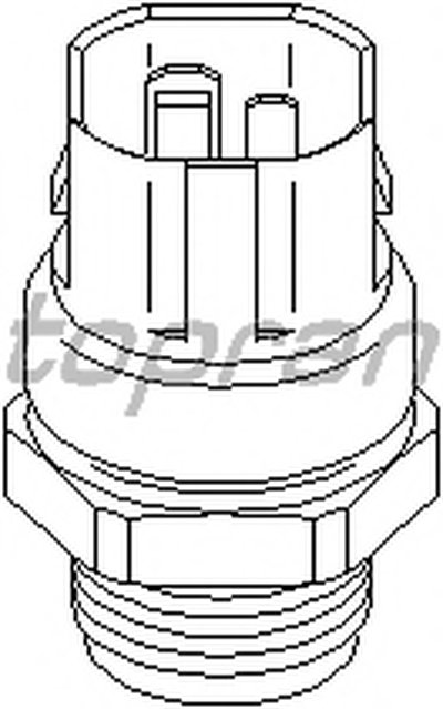 Термовыключатель, вентилятор радиатора TOPRAN купить
