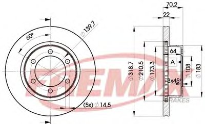 Тормозной диск Premium Carbon + FREMAX купить