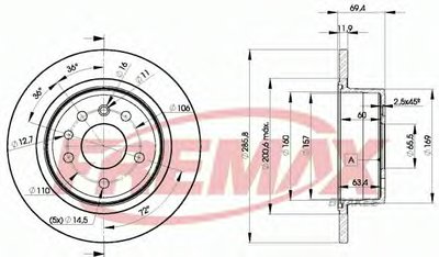 Тормозной диск Premium Carbon + FREMAX купить