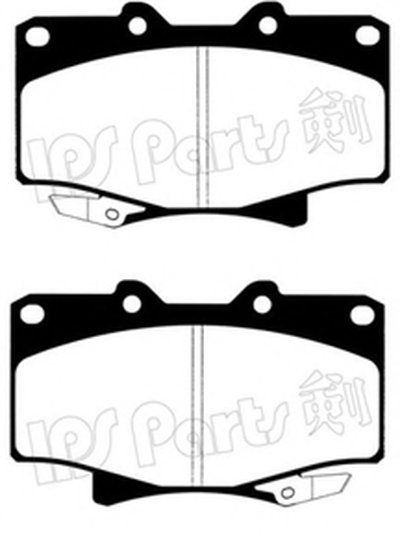 Комплект тормозных колодок, дисковый тормоз IPS Parts IPS Parts купить