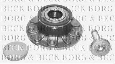 BWK980 BORG & BECK - Комплект підшипника ступиці