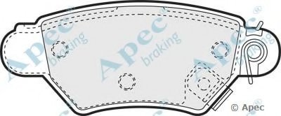 Комплект тормозных колодок, дисковый тормоз APEC braking купить