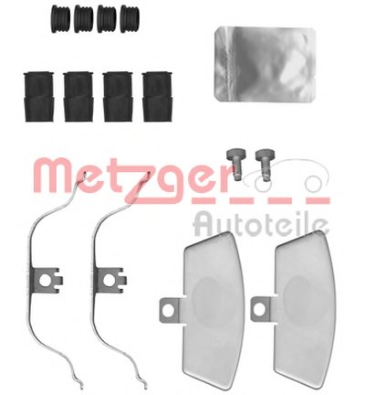 Комплектующие, колодки дискового тормоза METZGER купить