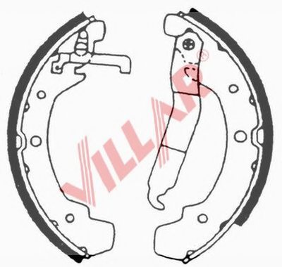 Комплект тормозных колодок VILLAR купить