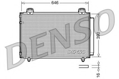 Конденсатор, кондиционер DENSO купить