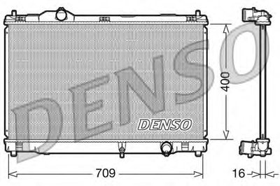 Радиатор, охлаждение двигателя DENSO купить