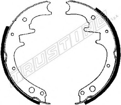 Комплект тормозных колодок TRUSTING купить