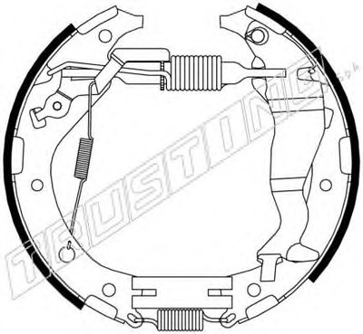 Комплект тормозных колодок FAST KIT TRUSTING купить