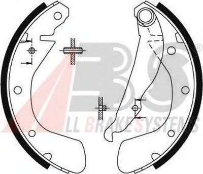 Комплект тормозных колодок A.B.S. купить