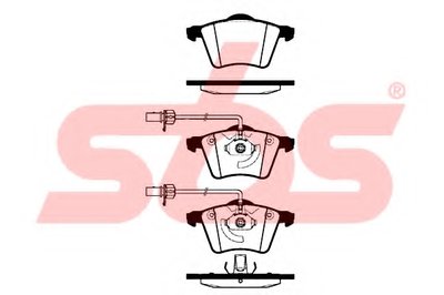 Комплект тормозных колодок, дисковый тормоз sbs купить