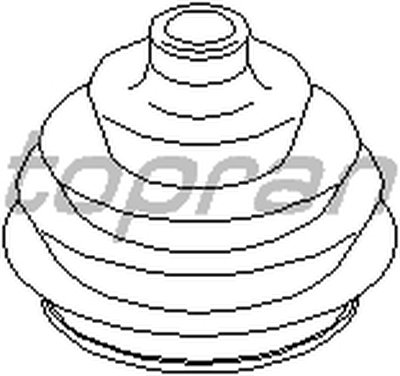 Пыльник, приводной вал TOPRAN купить