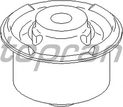 Втулка, балка моста TOPRAN купить