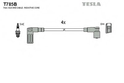 Комплект проводов зажигания TESLA купить