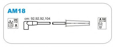 Комплект проводов зажигания JANMOR купить