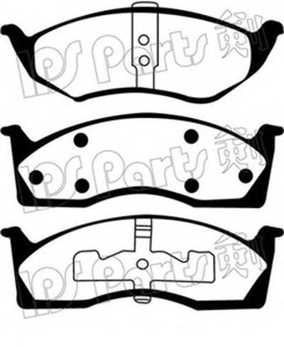 Комплект тормозных колодок, дисковый тормоз IPS Parts IPS Parts купить