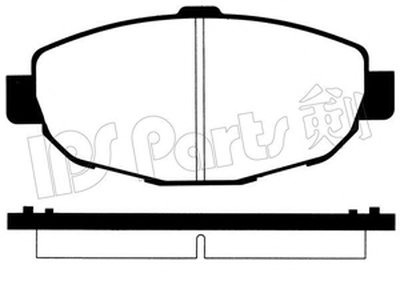 Комплект тормозных колодок, дисковый тормоз IPS Parts IPS Parts купить