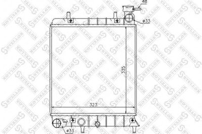 Радиатор, охлаждение двигателя STELLOX купить