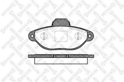 Комплект тормозных колодок, дисковый тормоз STELLOX купить
