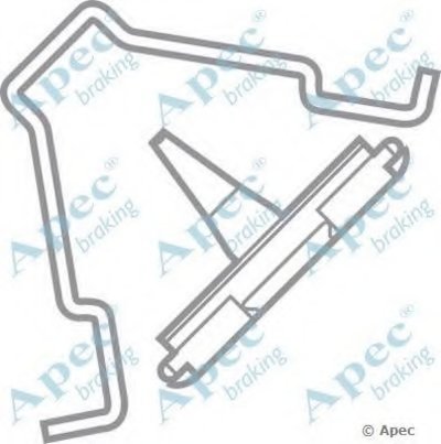 Комплектующие, тормозные колодки APEC braking купить