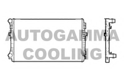 Радиатор, охлаждение двигателя AUTOGAMMA купить