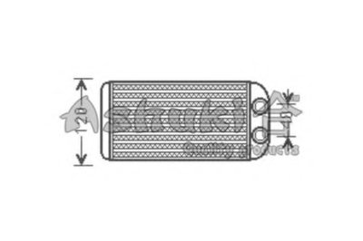 Теплообменник, отопление салона ASHUKI купить