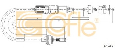 Тросик сцепления COFLE купить